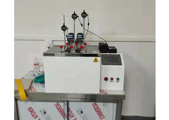 Thermal Deformation / VICa Softening Point Temperature Tester Adopt HMI PLC Control System