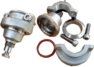 Silvery White Plastic Pipe End Caps For Φ32mm Pipe Hydrostatic Pressure Test Applications