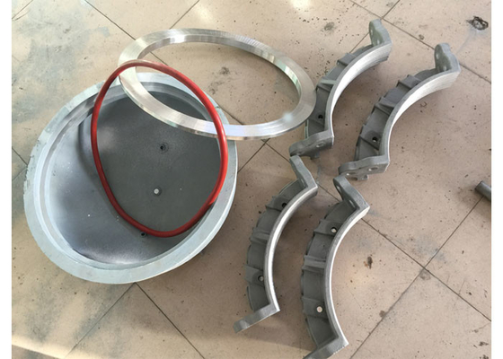 DN 500mm Precision Casting End Caps Exterior Size Φ640*380mm For Pressure Testing PVC Pipe Seal