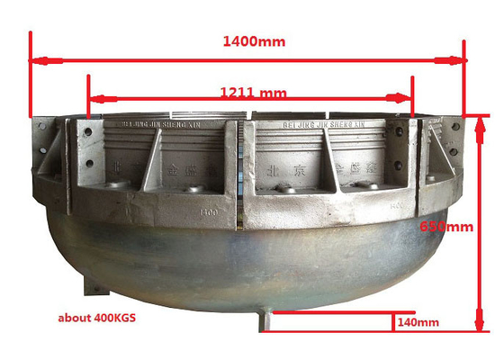 DN 1200mm Plastic Pipe End Caps With Hydrostatic Test ASTM D 1598/1599 Standards
