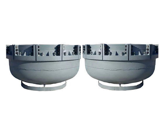 DN 1600 Plastic Pipe End Caps With A-Type Structure Fixture For Internal Hydrostatic Testing