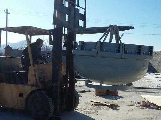 DN 1600 Plastic Pipe End Caps With A-Type Structure Fixture For Internal Hydrostatic Testing