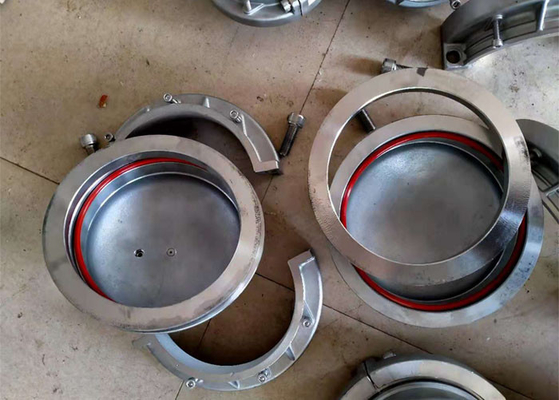 8" 219mm Plastic Pipe End Caps With Bolt O Ring And Vent Valve For Easy Operation