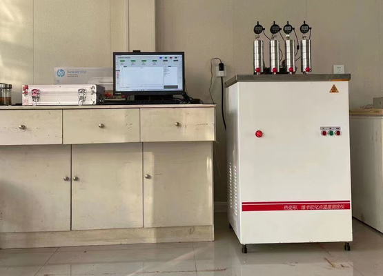 エボナイトおよび長繊維強化複合材料用の速度 120℃/H Hdt Vicat 試験機