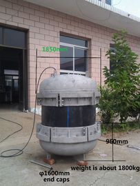 プラグのタイプ800mmのプラスチック管のエンド キャップの三重の帽子の構造ISO9001の承認