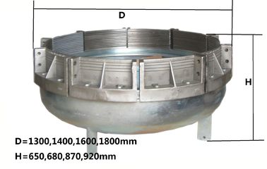 専門家1100mmの管圧力テスターのエンド キャップ、管のための円形の金属のエンド キャップ