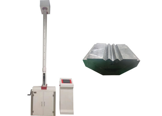 JB T9389規格に準拠したパイプおよび硬質プラスチックシートの落下重量引裂衝撃試験を提供するドロップハンマー試験装置