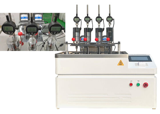 HDT VICAT 試験機ソリューションは、制御プロセスにおける熱歪みとビカット軟化温度を試験します。