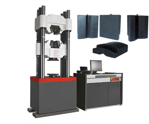 安定性と精度を高めた4コラムホストとオイルシリンダーダウンタイプを採用したサーボ油圧試験機