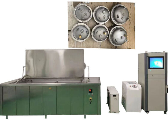 ISO 1167 定圧および破裂試験用プラスチックパイプ静水圧試験機、テストエンドキャップを装備