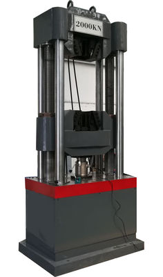 UTMはサーボ油圧試験機6のコラムの構造2000KNの最大負荷をコンピュータ化しました